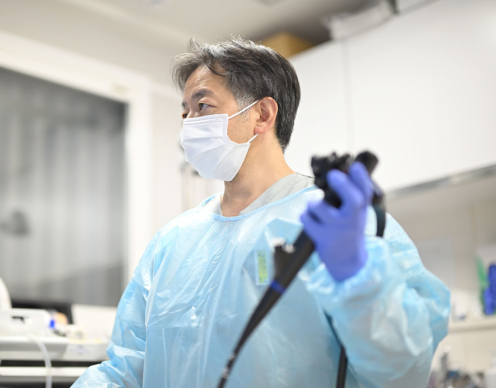 内視鏡専門医による苦痛の少ない内視鏡検査